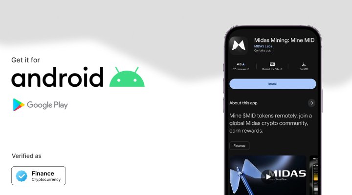 Midas Mine App Screenshot